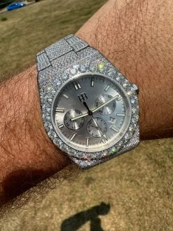 35ct MOISSANITE White Face Mens Perpetual Calendar Real Watch Auto Iced Hip Hop 29 35ct MOISSANITE White Face Mens Perpetual Calendar Real Watch Auto Iced Hip Hop -Harlem Bling Shop hip hop 35ct moissanite white face mens perpetual calendar real watch auto iced hip hop 41288.1689291002