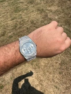 35ct MOISSANITE White Face Mens Perpetual Calendar Real Watch Auto Iced Hip Hop 36 35ct MOISSANITE White Face Mens Perpetual Calendar Real Watch Auto Iced Hip Hop -Harlem Bling Shop hip hop 35ct moissanite white face mens perpetual calendar real watch auto iced hip hop 42016.1689291009