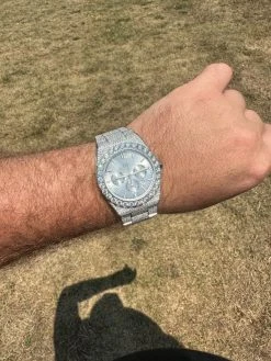 35ct MOISSANITE White Face Mens Perpetual Calendar Real Watch Auto Iced Hip Hop 30 35ct MOISSANITE White Face Mens Perpetual Calendar Real Watch Auto Iced Hip Hop -Harlem Bling Shop hip hop 35ct moissanite white face mens perpetual calendar real watch auto iced hip hop 62737.1689291324