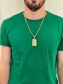 6ct MOISSANITE Iced Real Solid Silver Gold Baguette Jesus Piece Pendant Necklace 19 6ct MOISSANITE Iced Real Solid Silver Gold Baguette Jesus Piece Pendant Necklace -Harlem Bling Shop hip hop 6ct moissanite iced real solid silver gold baguette jesus piece pendant necklace 57649.1664361745