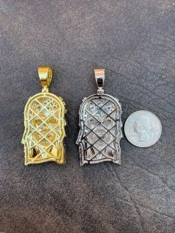 6ct MOISSANITE Iced Real Solid Silver Gold Baguette Jesus Piece Pendant Necklace 24 6ct MOISSANITE Iced Real Solid Silver Gold Baguette Jesus Piece Pendant Necklace -Harlem Bling Shop hip hop 6ct moissanite iced real solid silver gold baguette jesus piece pendant necklace 98853.1664360294