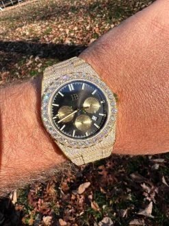 Honeycomb Set 35ct MOISSANITE Gold Mens Perpetual Skeleton Watch Iced Hip Hop Passes Tester ✅ 32 Honeycomb Set 35ct MOISSANITE Gold Mens Perpetual Skeleton Watch Iced Hip Hop Passes Tester ✅ -Harlem Bling Shop hip hop honeycomb set 35ct moissanite gold mens perpetual skeleton watch iced hip hop passes tester 26302.1668524576