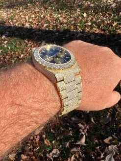 Honeycomb Set 35ct MOISSANITE Gold Mens Perpetual Skeleton Watch Iced Hip Hop Passes Tester ✅ 26 Honeycomb Set 35ct MOISSANITE Gold Mens Perpetual Skeleton Watch Iced Hip Hop Passes Tester ✅ -Harlem Bling Shop hip hop honeycomb set 35ct moissanite gold mens perpetual skeleton watch iced hip hop passes tester 64218.1668524595