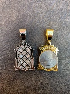Iced Bust Down Real Solid Silver / Gold Baguette CZ Jesus Piece Pendant Necklace 25 Iced Bust Down Real Solid Silver / Gold Baguette CZ Jesus Piece Pendant Necklace -Harlem Bling Shop hip hop iced bust down real solid silver gold baguette cz jesus piece pendant necklace 17578.1664356467