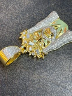 Iced Bust Down Real Solid Silver / Gold Baguette CZ Jesus Piece Pendant Necklace 21 Iced Bust Down Real Solid Silver / Gold Baguette CZ Jesus Piece Pendant Necklace -Harlem Bling Shop hip hop iced bust down real solid silver gold baguette cz jesus piece pendant necklace 43877.1664357774