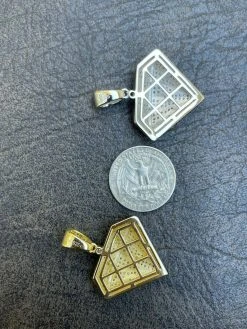 Iced Diamond Shape Bling Pendant Hip Hop Necklace 925 Silver / Gold MOISSANITE 25 Iced Diamond Shape Bling Pendant Hip Hop Necklace 925 Silver / Gold MOISSANITE -Harlem Bling Shop hip hop iced diamond shape bling pendant hip hop necklace 925 silver gold moissanite 49953.1664388835