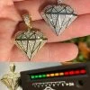 Iced Diamond Shape Bling Pendant Hip Hop Necklace 925 Silver / Gold MOISSANITE 2 Iced Diamond Shape Bling Pendant Hip Hop Necklace 925 Silver / Gold MOISSANITE -Harlem Bling Shop hip hop iced diamond shape bling pendant hip hop necklace 925 silver gold moissanite 92963.1664374385
