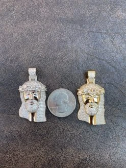 Iced MOISSANITE Real Silver Gold Jesus Piece Pendant Necklace Diamond Tester ✅ 17 Iced MOISSANITE Real Silver Gold Jesus Piece Pendant Necklace Diamond Tester ✅ -Harlem Bling Shop hip hop iced moissanite real silver gold jesus piece pendant necklace diamond tester 37930.1664359843