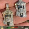 Iced MOISSANITE Real Silver Gold Jesus Piece Pendant Necklace Diamond Tester ✅ 2 Iced MOISSANITE Real Silver Gold Jesus Piece Pendant Necklace Diamond Tester ✅ -Harlem Bling Shop hip hop iced moissanite real silver gold jesus piece pendant necklace diamond tester 51297.1664357932