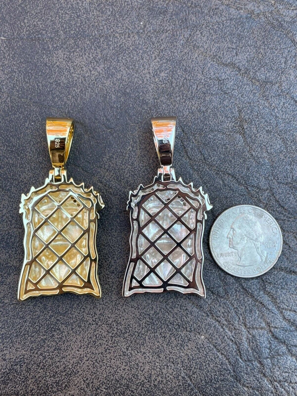 Iced MOISSANITE Real Silver Gold Jesus Piece Pendant Necklace Men HipHop Jewelry 14 Iced MOISSANITE Real Silver Gold Jesus Piece Pendant Necklace Men HipHop Jewelry - Image 12