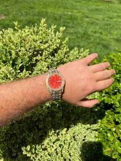 Mens MOISSANITE Red Face Gold Presidential Watch Iced Hip Hop Pass Diamond Test 16 Mens MOISSANITE Red Face Gold Presidential Watch Iced Hip Hop Pass Diamond Test -Harlem Bling Shop hip hop mens moissanite red face gold presidential watch iced hip hop pass diamond test 18415.1664360394