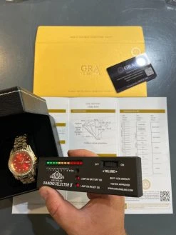 Mens MOISSANITE Red Face Gold Presidential Watch Iced Hip Hop Pass Diamond Test 18 Mens MOISSANITE Red Face Gold Presidential Watch Iced Hip Hop Pass Diamond Test -Harlem Bling Shop hip hop mens moissanite red face gold presidential watch iced hip hop pass diamond test 59272.1664300447