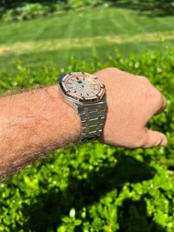 Mens MOISSANITE Watch Iced Automatic Skeleton Back Rose Gold & Stainless Steel 15 Mens MOISSANITE Watch Iced Automatic Skeleton Back Rose Gold & Stainless Steel -Harlem Bling Shop hip hop mens moissanite watch iced automatic skeleton back rose gold and stainless steel 75931.1664362650