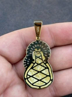 Men's Solid 925 Silver & Gold Baguette Virgin Mary Pendant Ice Diamond Hip Hop 20 Men's Solid 925 Silver & Gold Baguette Virgin Mary Pendant Ice Diamond Hip Hop -Harlem Bling Shop hip hop mens solid 925 silver and gold baguette virgin mary pendant ice diamond hip hop 34948.1664381086