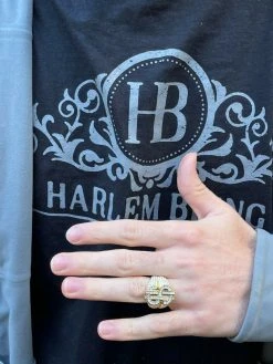 MOISSANITE 14k Gold Vermeil 925 Silver Dollar Sign Money Ring Pass Diamond Test 21 MOISSANITE 14k Gold Vermeil 925 Silver Dollar Sign Money Ring Pass Diamond Test -Harlem Bling Shop hip hop moissanite 14k gold vermeil 925 silver dollar sign money ring pass diamond test 13797.1664356455