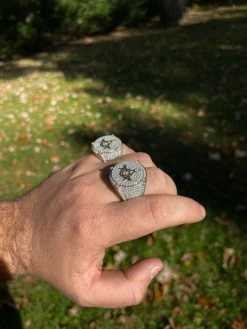 MOISSANITE 14k Gold Vermeil Masonic Ring Pass Diamond Test Pinky Hip Hop Mason 20 MOISSANITE 14k Gold Vermeil Masonic Ring Pass Diamond Test Pinky Hip Hop Mason -Harlem Bling Shop hip hop moissanite 14k gold vermeil masonic ring pass diamond test pinky hip hop mason 17647.1664356738