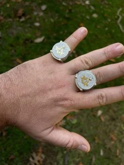 MOISSANITE 14k Gold Vermeil Masonic Ring Pass Diamond Test Pinky Hip Hop Mason 23 MOISSANITE 14k Gold Vermeil Masonic Ring Pass Diamond Test Pinky Hip Hop Mason -Harlem Bling Shop hip hop moissanite 14k gold vermeil masonic ring pass diamond test pinky hip hop mason 43049.1664355715