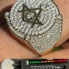 MOISSANITE 14k Gold Vermeil Masonic Ring Pass Diamond Test Pinky Hip Hop Mason 1 MOISSANITE 14k Gold Vermeil Masonic Ring Pass Diamond Test Pinky Hip Hop Mason -Harlem Bling Shop hip hop moissanite 14k gold vermeil masonic ring pass diamond test pinky hip hop mason 68754.1664362307