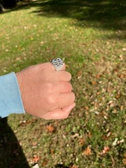 MOISSANITE 925 Silver Dollar Sign $ Money Ring Pass Diamond Tester Pinky Hip Hop -Harlem Bling Shop hip hop moissanite 925 silver dollar sign dollar money ring pass diamond tester pinky hip hop 19501.1664362296