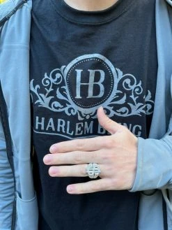 MOISSANITE 925 Silver Dollar Sign $ Money Ring Pass Diamond Tester Pinky Hip Hop -Harlem Bling Shop hip hop moissanite 925 silver dollar sign dollar money ring pass diamond tester pinky hip hop 70786.1664360576