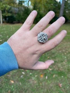 MOISSANITE 925 Silver Dollar Sign $ Money Ring Pass Diamond Tester Pinky Hip Hop -Harlem Bling Shop hip hop moissanite 925 silver dollar sign dollar money ring pass diamond tester pinky hip hop 95442.1664356459