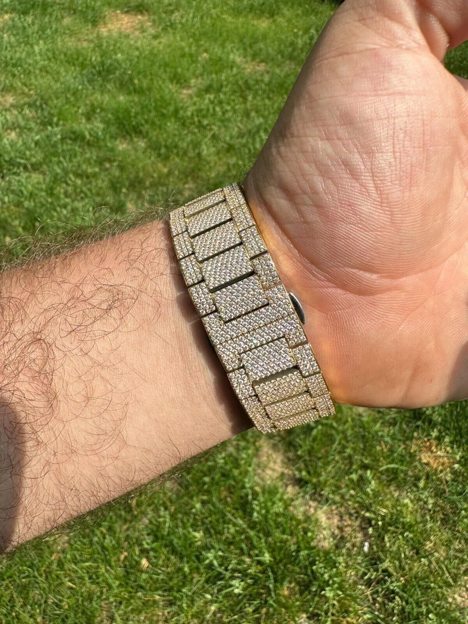 MOISSANITE Automatic Gold Skeleton Watch Mens Real Iced Hip Hop Passes Tester ✅ 21 MOISSANITE Automatic Gold Skeleton Watch Mens Real Iced Hip Hop Passes Tester ✅ - Image 19