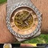 MOISSANITE Automatic Rose Gold Skeleton Watch Mens Real Iced Hip Hop PassTester 1 MOISSANITE Automatic Rose Gold Skeleton Watch Mens Real Iced Hip Hop PassTester -Harlem Bling Shop hip hop moissanite automatic rose gold skeleton watch mens real iced hip hop passtester 20962.1684271191