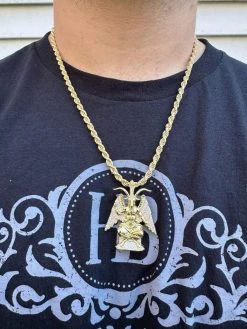 MOISSANITE Baphomet Pendant Iced Devil Goat Satan Pentagram Necklace 925 Silver 27 MOISSANITE Baphomet Pendant Iced Devil Goat Satan Pentagram Necklace 925 Silver -Harlem Bling Shop hip hop moissanite baphomet pendant iced devil goat satan pentagram necklace 925 silver 91926.1699328803