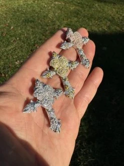 MOISSANITE Cross W. Rose Thorns Pendant Iced Necklace Real 925 Silver / 14k Gold 26 MOISSANITE Cross W. Rose Thorns Pendant Iced Necklace Real 925 Silver / 14k Gold -Harlem Bling Shop hip hop moissanite cross w rose thorns pendant iced necklace real 925 silver 14k gold 54702.1704266750