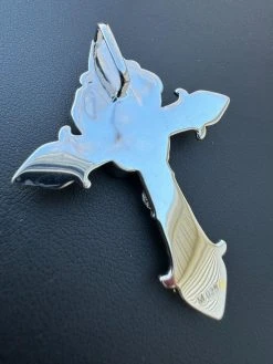 MOISSANITE Cross W. Rose Thorns Pendant Iced Necklace Real 925 Silver / 14k Gold 33 MOISSANITE Cross W. Rose Thorns Pendant Iced Necklace Real 925 Silver / 14k Gold -Harlem Bling Shop hip hop moissanite cross w rose thorns pendant iced necklace real 925 silver 14k gold 86873.1704266811