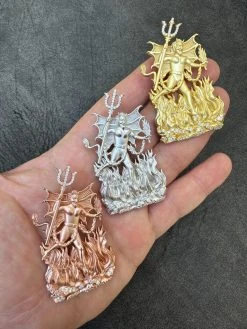 MOISSANITE Devil Satan Heavy Pendant - Iced Diablo Demon Necklace Real 925 Silver 23 MOISSANITE Devil Satan Heavy Pendant - Iced Diablo Demon Necklace Real 925 Silver -Harlem Bling Shop hip hop moissanite devil satan heavy pendant iced moissanite demon necklace real 925 silver 13670.1694828197