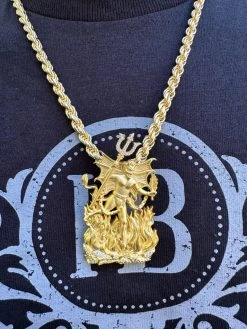 MOISSANITE Devil Satan Heavy Pendant - Iced Diablo Demon Necklace Real 925 Silver 31 MOISSANITE Devil Satan Heavy Pendant - Iced Diablo Demon Necklace Real 925 Silver -Harlem Bling Shop hip hop moissanite devil satan heavy pendant iced moissanite demon necklace real 925 silver 24663.1694828141