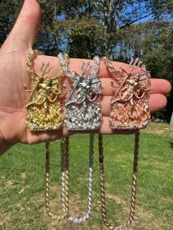 MOISSANITE Devil Satan Heavy Pendant - Iced Diablo Demon Necklace Real 925 Silver 28 MOISSANITE Devil Satan Heavy Pendant - Iced Diablo Demon Necklace Real 925 Silver -Harlem Bling Shop hip hop moissanite devil satan heavy pendant iced moissanite demon necklace real 925 silver 42343.1694828350