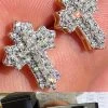 Moissanite Gothic Cross Large Earrings 14k Gold Vermeil 925 Silver Iced Hip Hop 1 Moissanite Gothic Cross Large Earrings 14k Gold Vermeil 925 Silver Iced Hip Hop -Harlem Bling Shop hip hop moissanite gothic cross large earrings 14k gold vermeil 925 silver iced hip hop 02176.1695693008