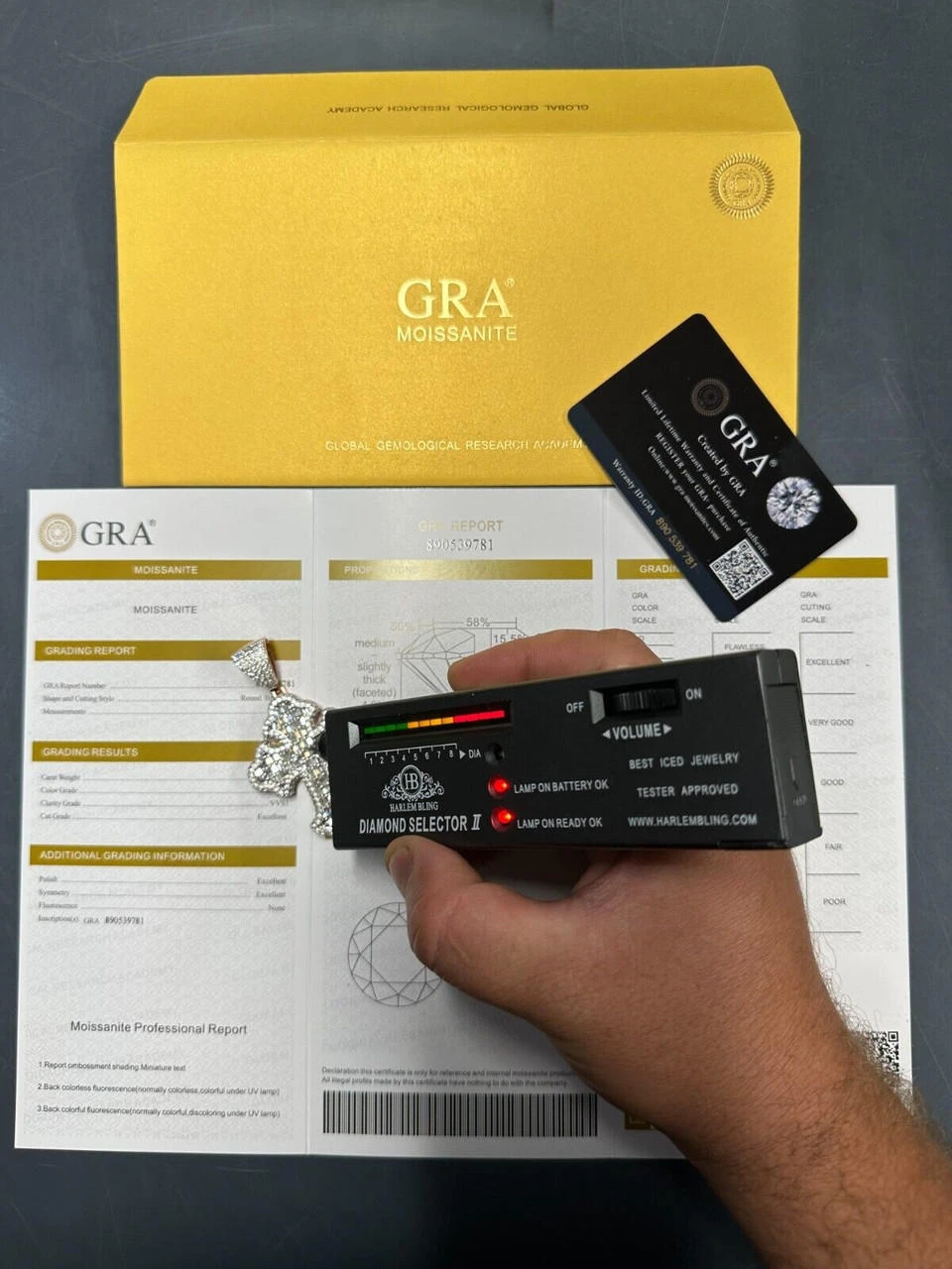 MOISSANITE Gothic Tupac Cross Pendant Baguette Necklace Rose Gold Plated 925 Silver 10 MOISSANITE Gothic Tupac Cross Pendant Baguette Necklace Rose Gold Plated 925 Silver - Image 8