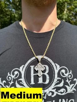 MOISSANITE Gothic Tupac Cross Pendant Iced Baguette Necklace 14k Gold Vermeil 925 Silver 39 MOISSANITE Gothic Tupac Cross Pendant Iced Baguette Necklace 14k Gold Vermeil 925 Silver -Harlem Bling Shop hip hop moissanite gothic tupac cross pendant iced baguette necklace 14k gold vermeil 925 silver 72247.1693703396