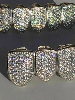 MOISSANITE GRILLZ Pass Diamond Test Teeth Top & Bottom Hip Hop 925 Silver Iced 21 MOISSANITE GRILLZ Pass Diamond Test Teeth Top & Bottom Hip Hop 925 Silver Iced -Harlem Bling Shop hip hop moissanite grillz pass diamond test teeth top and bottom hip hop 925 silver iced 56201.1664374540