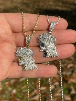Moissanite Iced Bust Down 2.5ct Jesus Face Pendant Pass Diamond Test Silver Gold 16 Moissanite Iced Bust Down 2.5ct Jesus Face Pendant Pass Diamond Test Silver Gold -Harlem Bling Shop hip hop moissanite iced bust down 2.5ct jesus face pendant pass diamond test silver gold 26679.1664361707