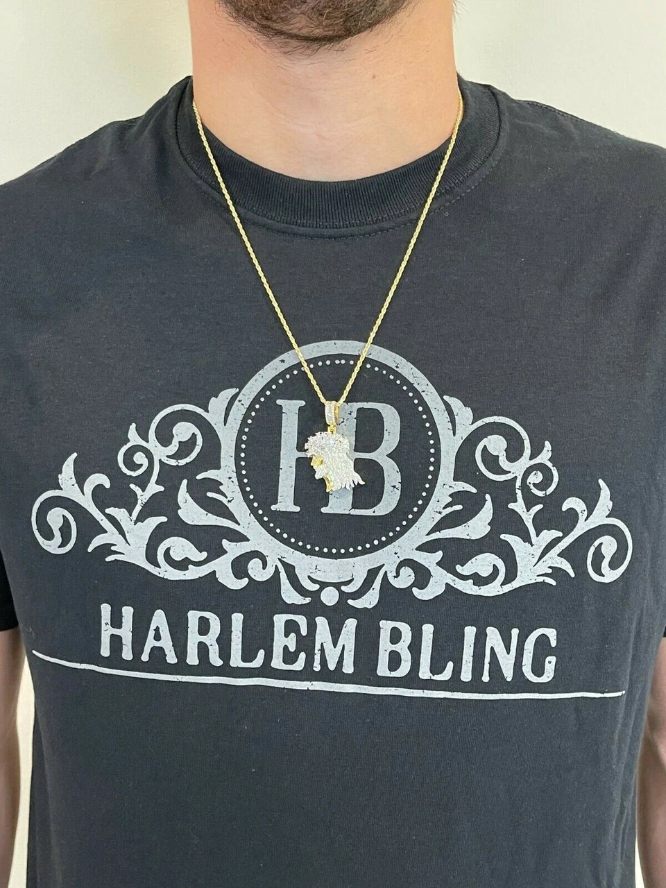 Moissanite Iced Bust Down 2.5ct Jesus Face Pendant Pass Diamond Test Silver Gold 7 Moissanite Iced Bust Down 2.5ct Jesus Face Pendant Pass Diamond Test Silver Gold - Image 5