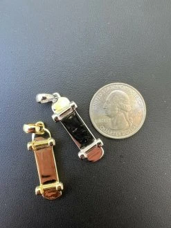 MOISSANITE Iced Silver Skateboard Pendant Hip Hop Gold Necklace Pass Diamond Test 21 MOISSANITE Iced Silver Skateboard Pendant Hip Hop Gold Necklace Pass Diamond Test -Harlem Bling Shop hip hop moissanite iced silver skateboard pendant hi hop gold necklace pass diamond test 69168.1664360094