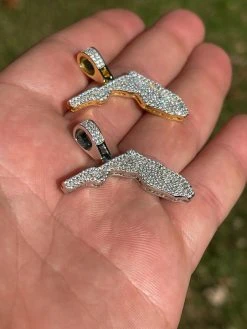 MOISSANITE Real 925 Silver / 14k Gold Hip Hop Florida State Shape Pendant Iced 23 MOISSANITE Real 925 Silver / 14k Gold Hip Hop Florida State Shape Pendant Iced -Harlem Bling Shop hip hop moissanite real 925 silver 14k gold hip hop florida state shape pendant iced 46893.1674668459