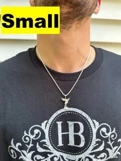 MOISSANITE Real Solid 10k White Gold Saint Michael Slaying Dragon Pendant 29 MOISSANITE Real Solid 10k White Gold Saint Michael Slaying Dragon Pendant -Harlem Bling Shop hip hop moissanite real solid 10k white gold saint michael slaying dragon pendant 40691.1696645601