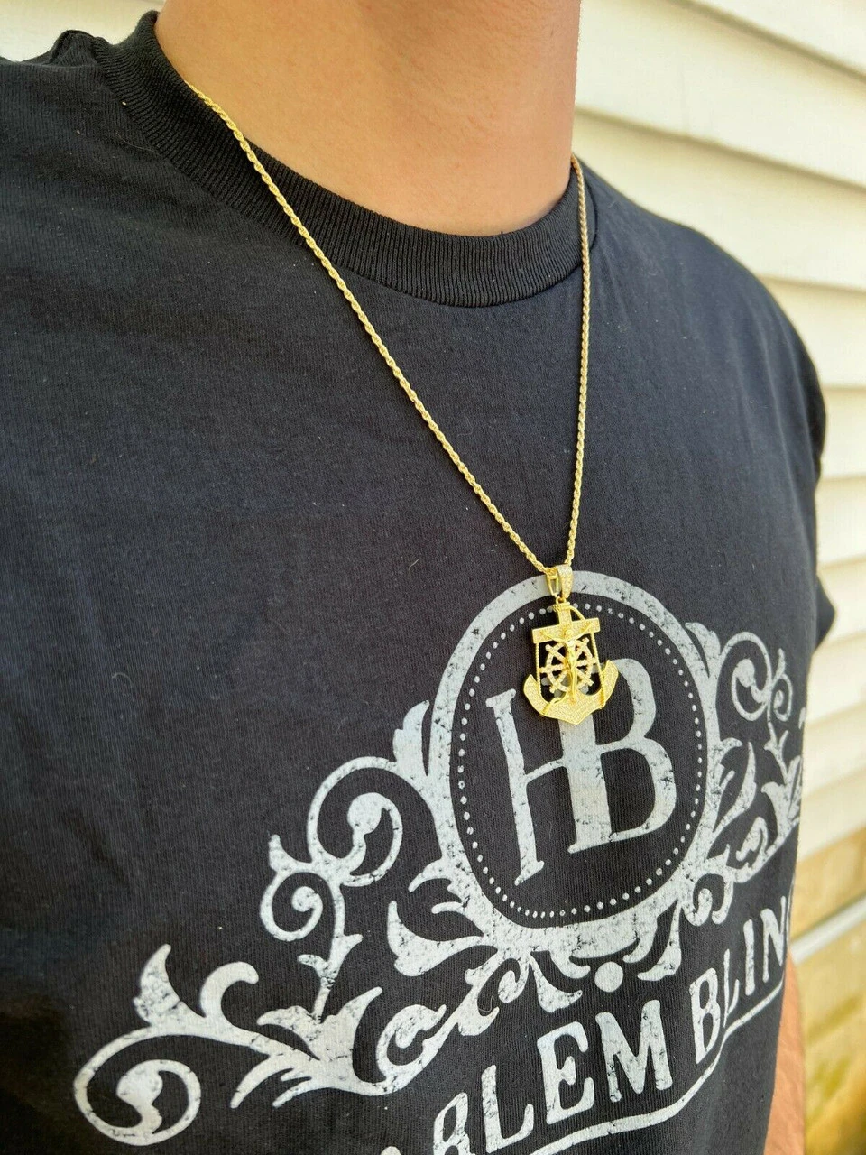 MOISSANITE Silver Gold Real Iced Jesus Anchor Crucifix Pendant Pass Diamond Test 8 MOISSANITE Silver Gold Real Iced Jesus Anchor Crucifix Pendant Pass Diamond Test - Image 6