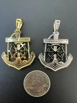 MOISSANITE Silver Gold Real Iced Jesus Anchor Crucifix Pendant Pass Diamond Test 20 MOISSANITE Silver Gold Real Iced Jesus Anchor Crucifix Pendant Pass Diamond Test -Harlem Bling Shop hip hop moissanite silver gold real iced jesus anchor crucifix pendant pass diamond test 73327.1664360783