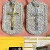 MOISSANITE Silver Gold Real Iced Jesus & Cross Dog Tag Pendant Pass Diamond Test 1 MOISSANITE Silver Gold Real Iced Jesus & Cross Dog Tag Pendant Pass Diamond Test -Harlem Bling Shop hip hop moissanite silver gold real iced jesus and cross dog tag pendant pass diamond test 77478.1664357403