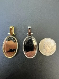 MOISSANITE Silver Gold Real Iced Jesus Oval Medallion Pendant Pass Diamond Test 22 MOISSANITE Silver Gold Real Iced Jesus Oval Medallion Pendant Pass Diamond Test -Harlem Bling Shop hip hop moissanite silver gold real iced jesus oval medallion pendant pass diamond test 78328.1664361080