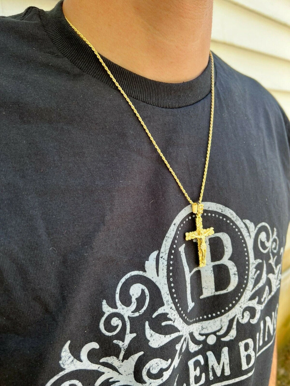 MOISSANITE Silver Gold Real Iced Nugget Jesus On Cross Pendant Pass Diamond Test 14 MOISSANITE Silver Gold Real Iced Nugget Jesus On Cross Pendant Pass Diamond Test - Image 12