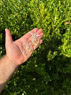 MOISSANITE St Michael & Dragon Pendant 925 Silver - Rose & Yellow Gold Necklace 33 MOISSANITE St Michael & Dragon Pendant 925 Silver - Rose & Yellow Gold Necklace -Harlem Bling Shop hip hop moissanite st michael and dragon pendant 925 silver rose and yellow gold necklace 32167.1694049435