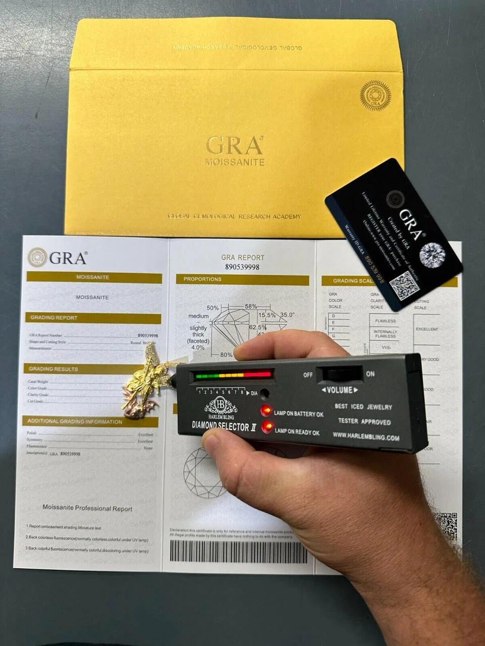 MOISSANITE St Michael & Dragon Pendant 925 Silver - Yellow & Rose Gold Iced Out 11 MOISSANITE St Michael & Dragon Pendant 925 Silver - Yellow & Rose Gold Iced Out - Image 9