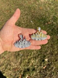 Hip Hop New York NYC Skyline Pendant Iced Diamond Real 925 Silver Gold Necklace 18 Hip Hop New York NYC Skyline Pendant Iced Diamond Real 925 Silver Gold Necklace -Harlem Bling Shop hip hop new york nyc skyline pendant iced diamond real 925 silver gold necklace 39227.1664358932